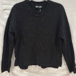 Dkny Women's Black & White Sweater